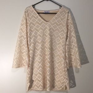 ‼️2 for $10‼️ Creme bell sleeve dress